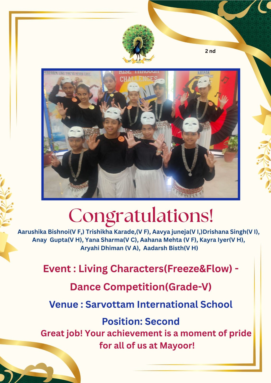 Rhythm, Expression, and a Winning Spirit!